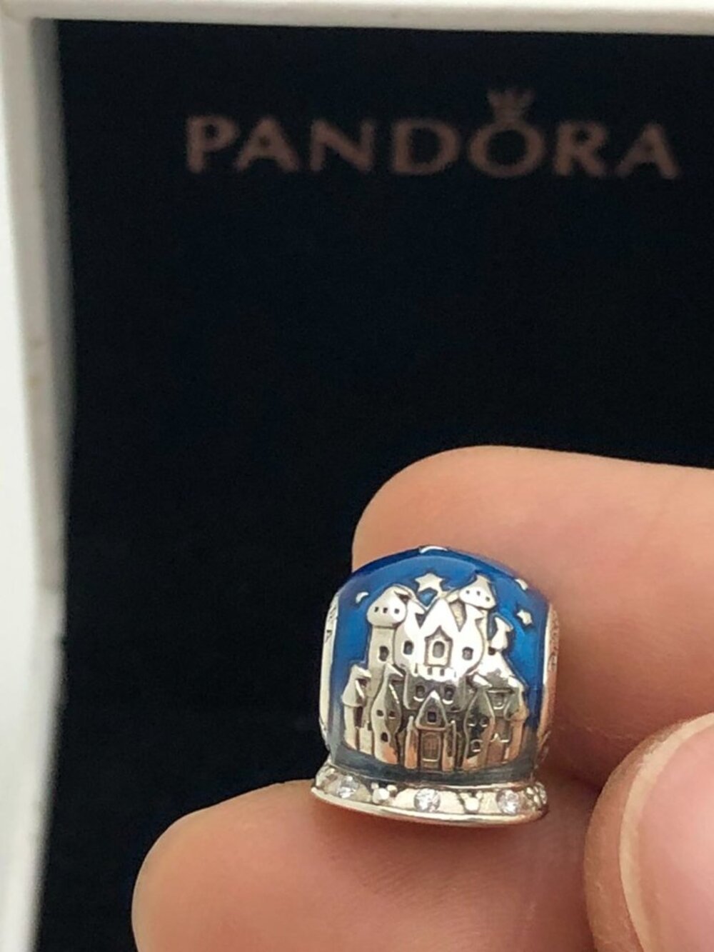 ✨🔥Pandora Disney World Castle Globe Charm Bead
